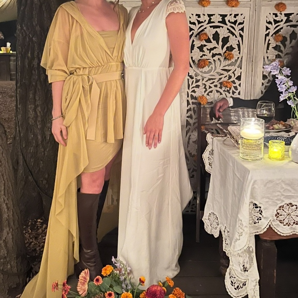 CHRISTINA SFEZ WEDDING GOWN — handmade in France